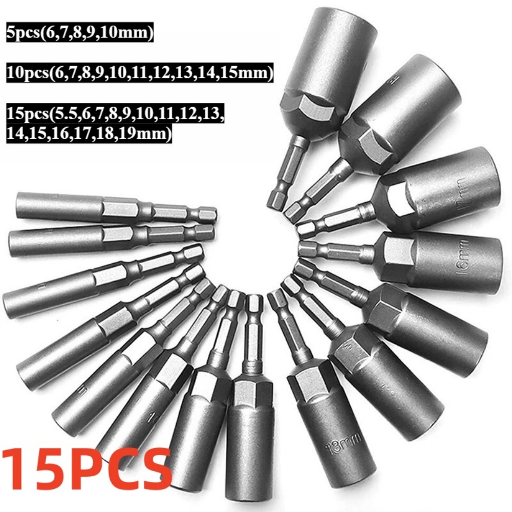 Power Tools Ridgid - 15/5Pcs 80mm Length Deepen Power Nut