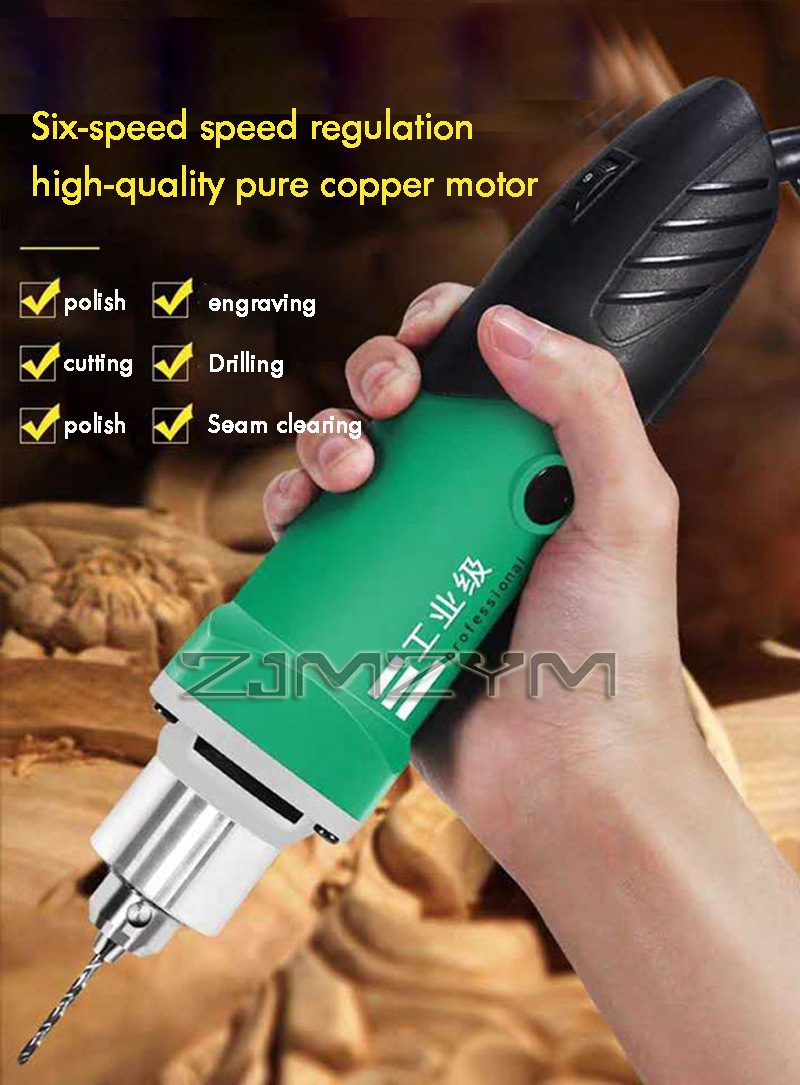 Power Tools Icon - 6-Position Variable Speed High-Power Engraver Electric