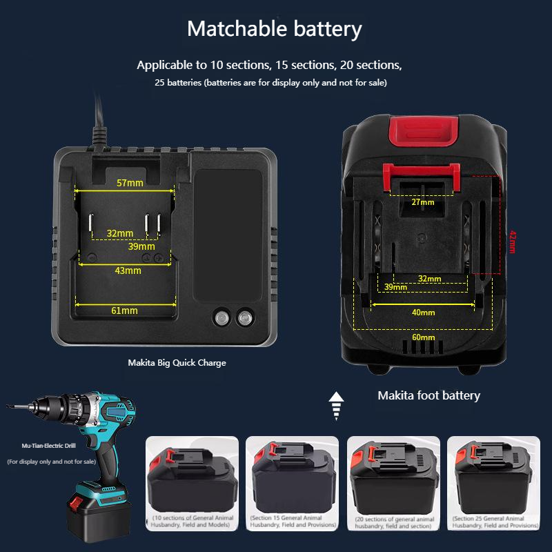 EU US 18V 21V Charger For Maki - Power Tools Icon recension och pris