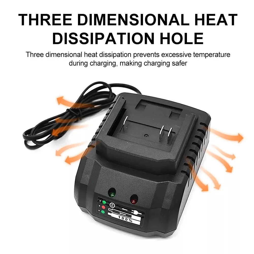 Li-ion Battery Charger 18V 21V - Power Tools Icon recension och pris
