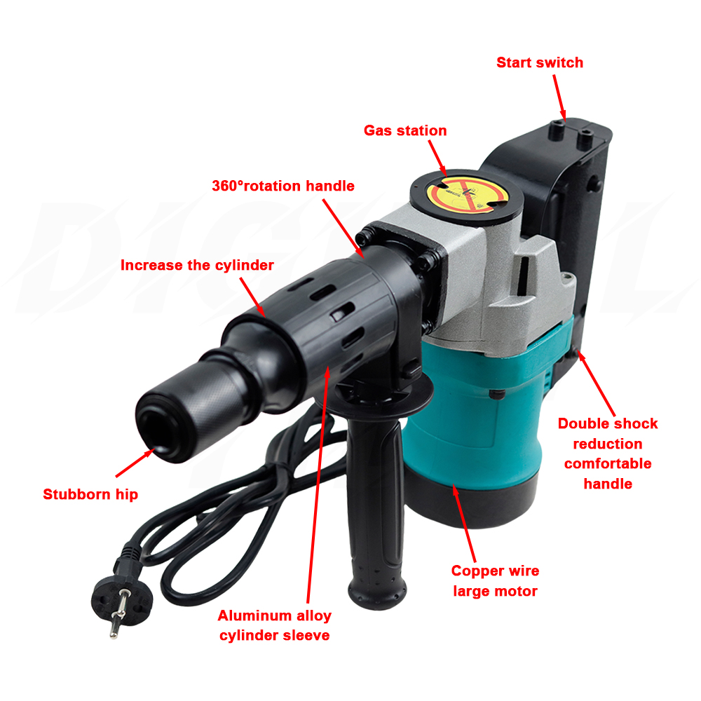 1200W Heavy Duty Electric Hamm - Power Tools For Construction recension och pris
