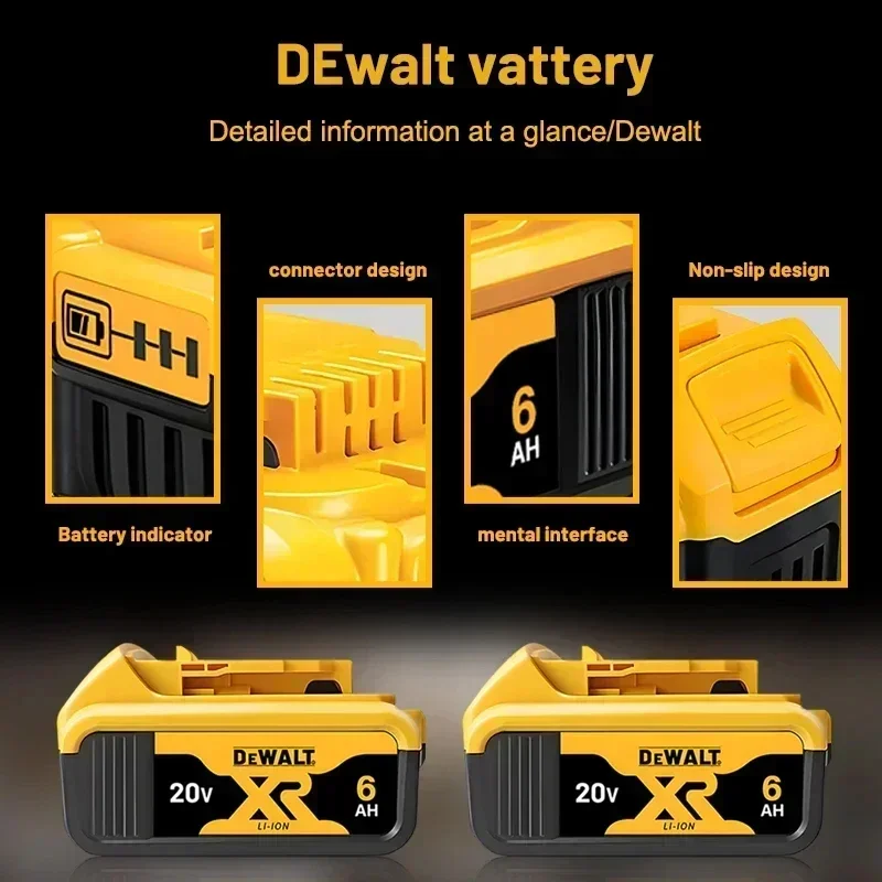 100% Original 20V 6.0Ah MAX Ba - Power Tools Dewalt recension och pris