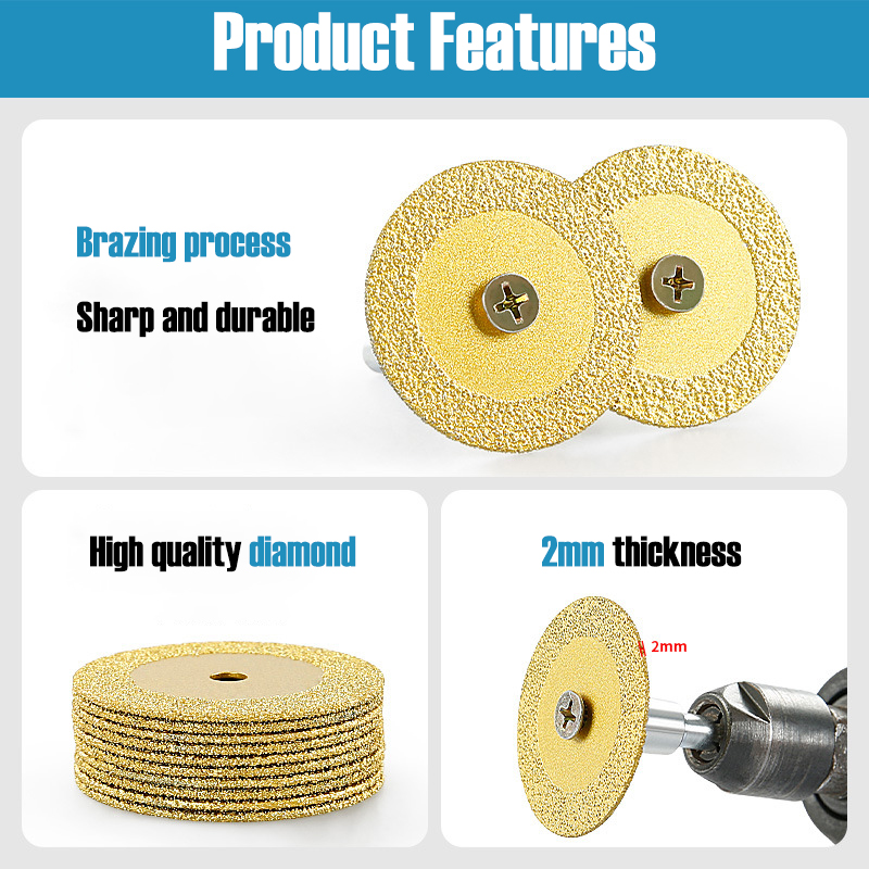 40mm Braze Diamond Saw Blade M - Power Tools Icon recension och pris