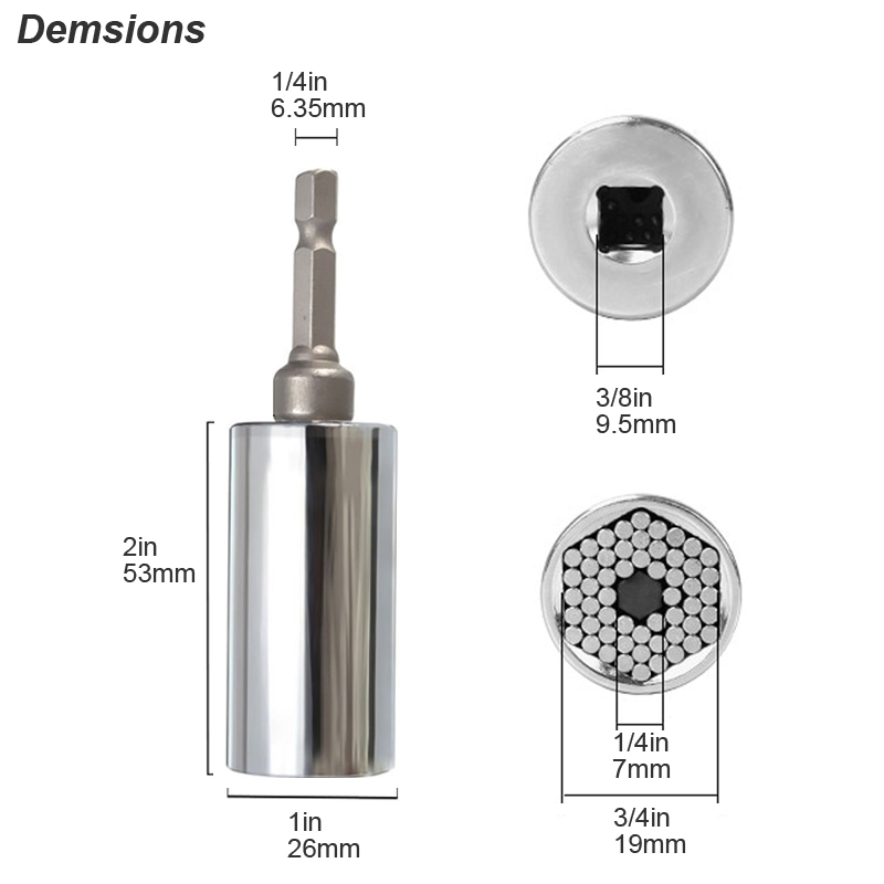 Universal Socket Wrench Head S - Power Tools Ridgid recension och pris
