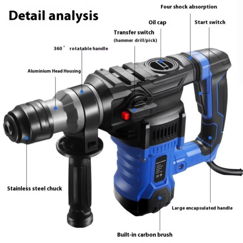 1800w Power Tools Electric Ham - Power Tools Hammer recension och pris
