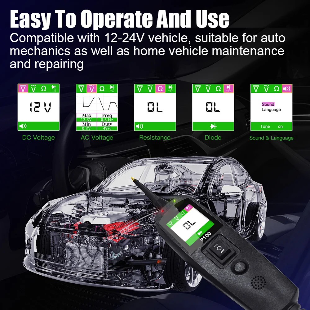 P100 Automotive Circuit Tester - Power Tools Automotive recension och pris