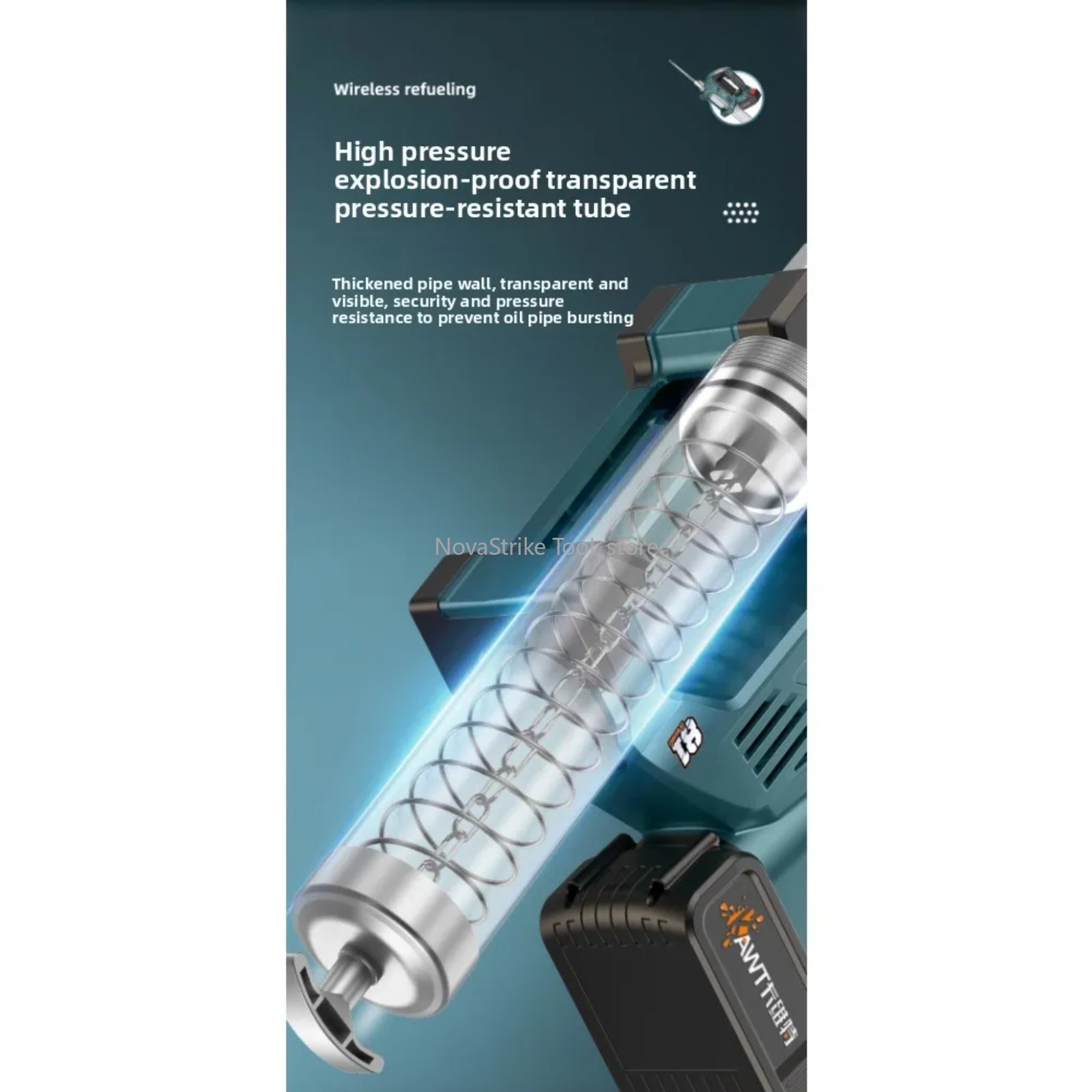Brushless 600CC Electric Greas - Power Tools Grease recension och pris