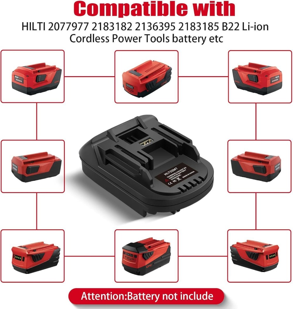 Battery Adapter for Hilti to f - Power Tools Hilti recension och pris